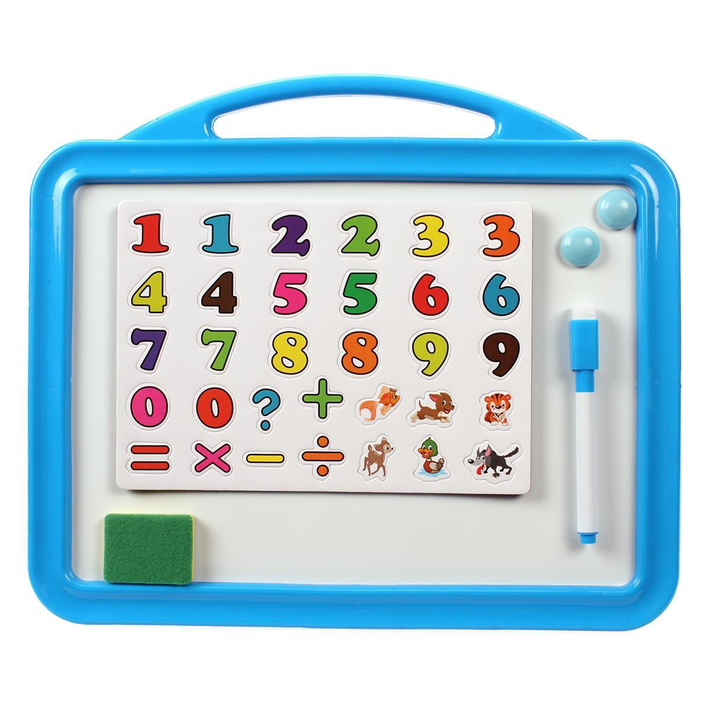 Доска для рисования магнитно-маркерная с цифрами, пакет DZ-5088B