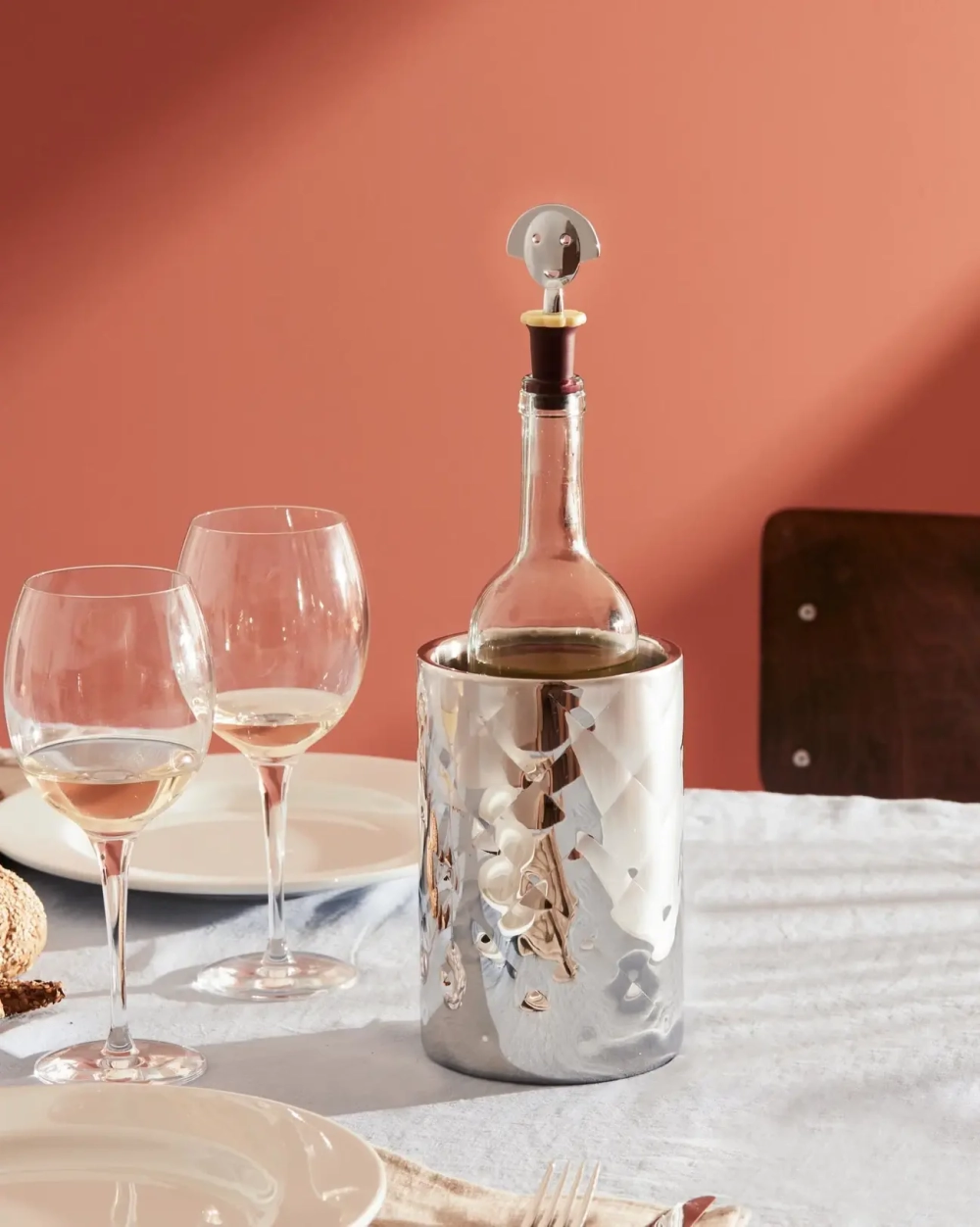 Alessi Пробка для вина Anna Stop 2 синяя