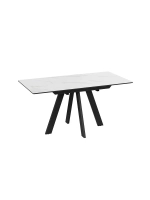 Стол кухонный Черный муар мрамор 120(160)х80х76 см