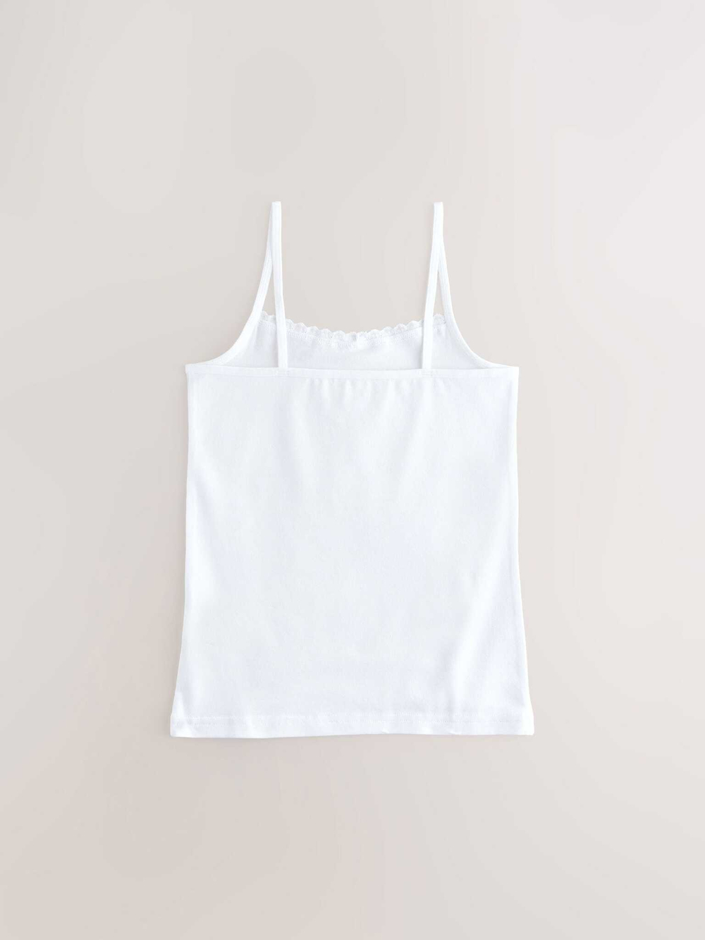 Майка на бретельках для девочки Next AB4-638, 3 шт., Белый