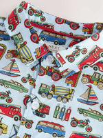 Рубашка с коротким рукавом для мальчика Next E95-434, Голубой