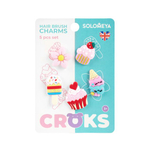 Набор украшений для расчески "Мороженое" SOLOMEYA Hair Brush Charms Ice Cream