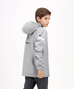 Куртка ветрозащитная CAMP 2 Rain Jacket, серый, детский