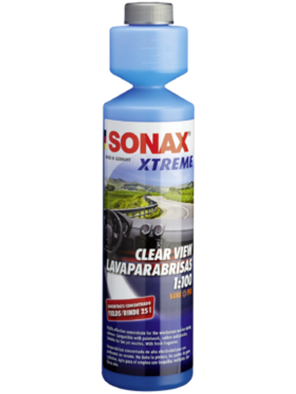 271141 SONAX Xtreme Концентрат стеклоомывателя NanoPro 1:100 0.25 л
