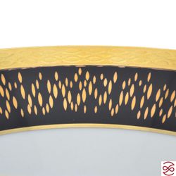 Салатник 25 см Tosca Black Gold