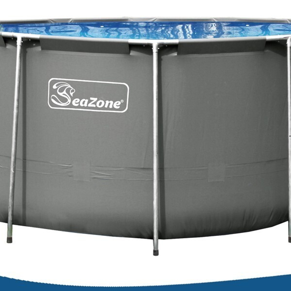 Бассейн каркасный, морозостойкий Seazone 305*100 см (650-020 Серый)