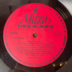 Винтажная виниловая пластинка LP Сборник Рок Н Ролл Rock N Roll (Польша 1977)
