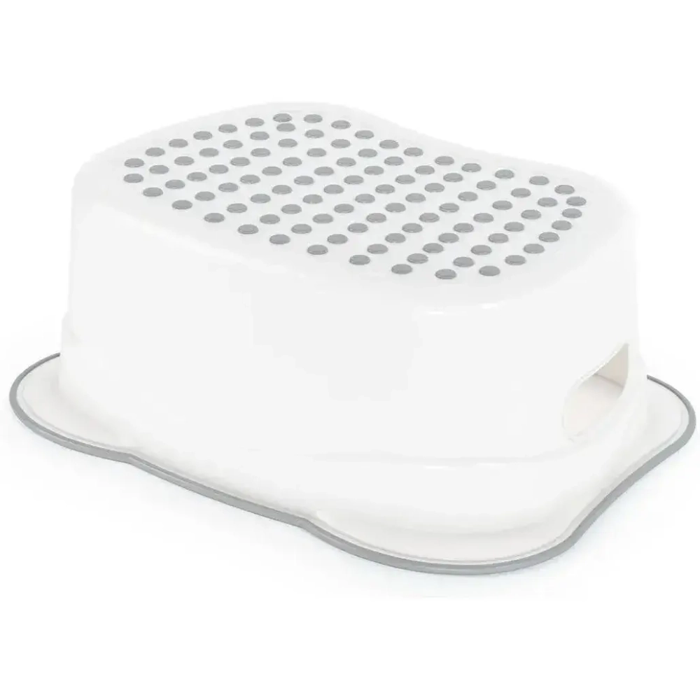 Табурет подставка антискользящий, белый