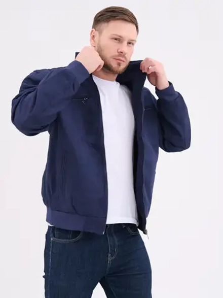 Бомбер замшевый