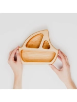 Менажница "Кораблик" из Сибирского кедра