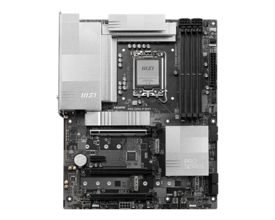 Материнская плата MSI PRO Z890-P WIFI LGA1851 4xDDR5 4xSATA3 RAID 4M.2 HDMI DP ATX