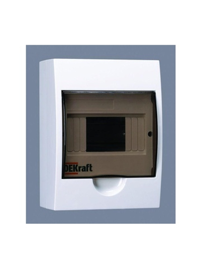 Корпус навесной ЩРН-П-6 20х15х10 6мод. IP41 пластик. DEKraft 31009DEK