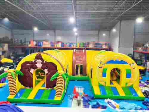 Надувной батут «Тоннель обезьяна», 9x8x3 м.