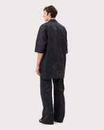 RICK OWENS DRKSHDW БРЮКИ ЦВЕТА ИНДИГО LIDO DOUBLE KNEE GETH CUT