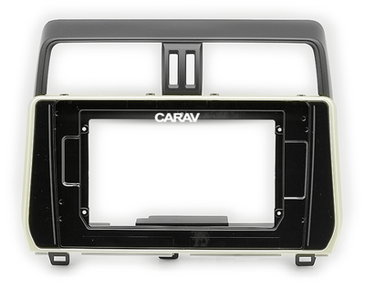 РАМКА 22-025: 10.1-inch Car Audio Installation Kit for TOYOTA Land Cruiser Prado (150) 2017-20 (golden line)