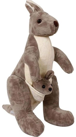 Yumşaq oyuncaq \ Мягкая игрушка \ Soft toys  Kenquru balalı ( ( qəhvəyi) (balaca)