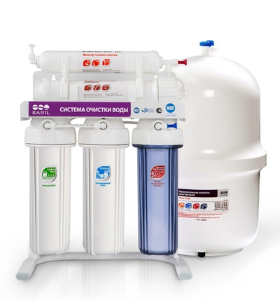 Система обратного осмоса RAIFIL GRANDO 5 (Filmtec) на раме