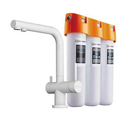 Купить Комплект смеситель+фильтр Nagano-WH-P + Pure drop Lite