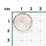 Кольцо из красного золота с фианитами