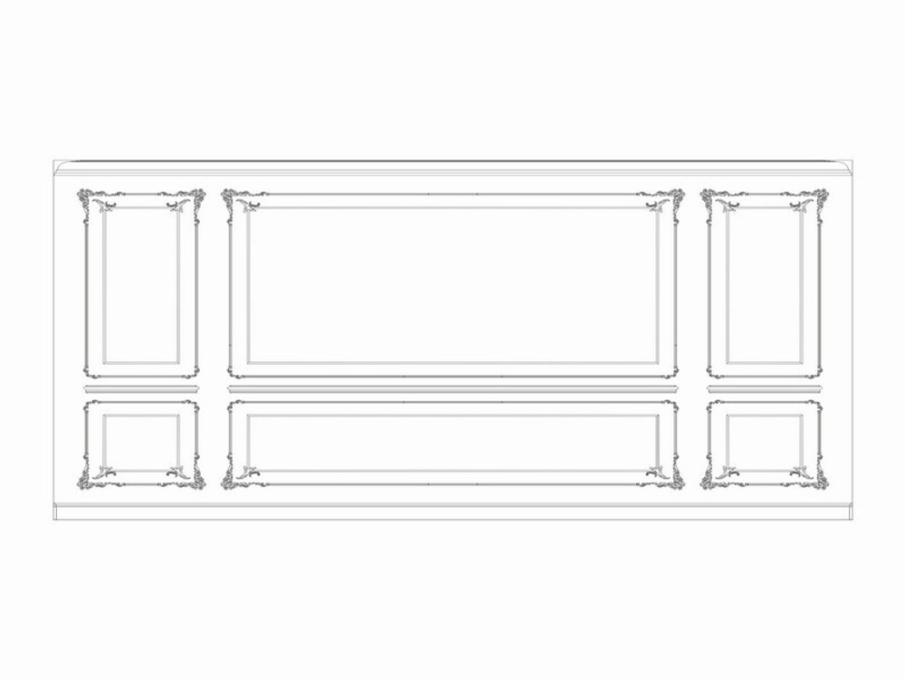 Стена RODECOR Растрелли Ф1 77402RC