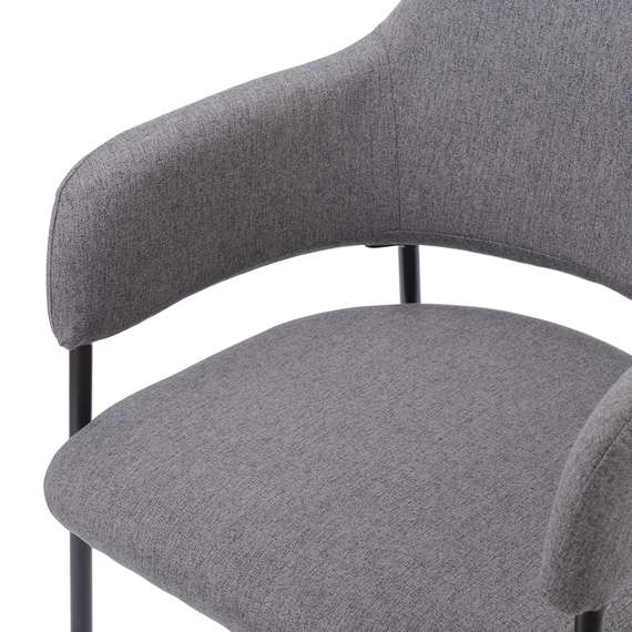 Стул wendy, рогожка, темно-серый