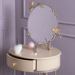 Туалетный столик Терра Айвори Мраморное золото