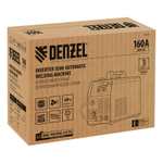 Аппарат инвертор. полуавтомат. cварки IMIG-160 Synergy, 160 А, ПВ 60%, катушка 5 кг Denzel