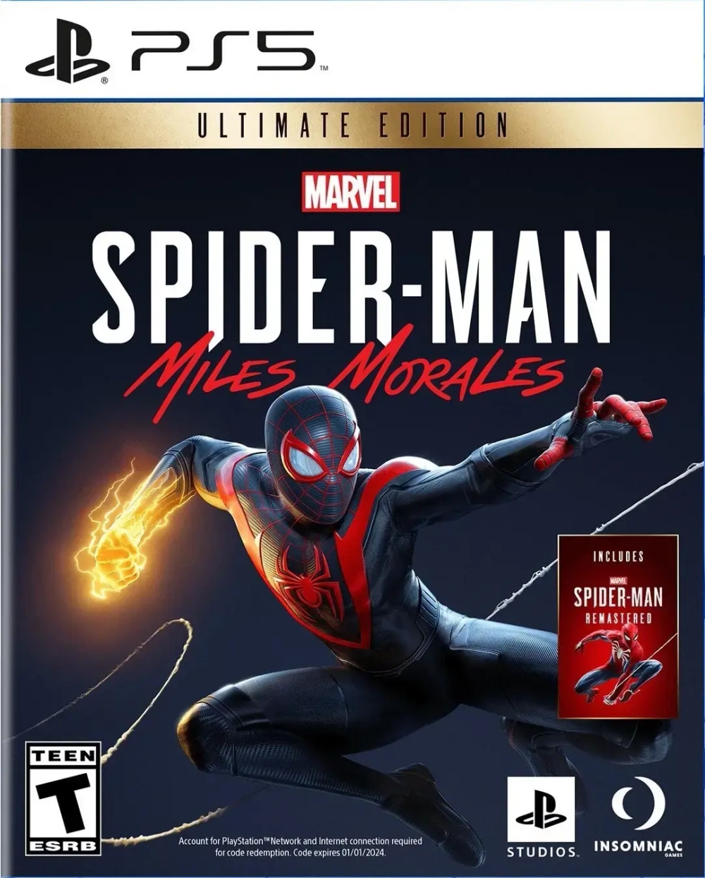 Игра Marvel's Spider-Man: Miles Morales Ultimate Edition (Человек-Паук: Майлз Моралез) (Английская версия) для PlayStation 5