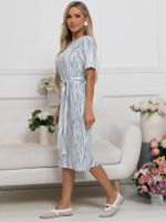 Платье Тоскана (голубо-белое) П15513-45М LT Collection