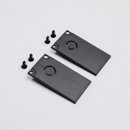 Торцевая заглушка для встраиваемого трекового шинопровода MKA-2R-EC-B Черный