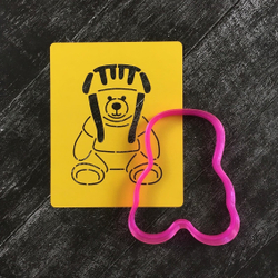 Мишка 23 февраля №1