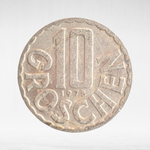 Austria, 10 Groschen, 1975, VF