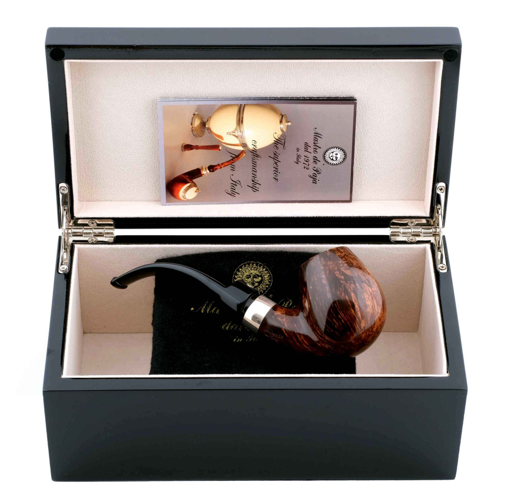 Курительная трубка Mastro De Paja Ciocco 1972, в шкатулке M083