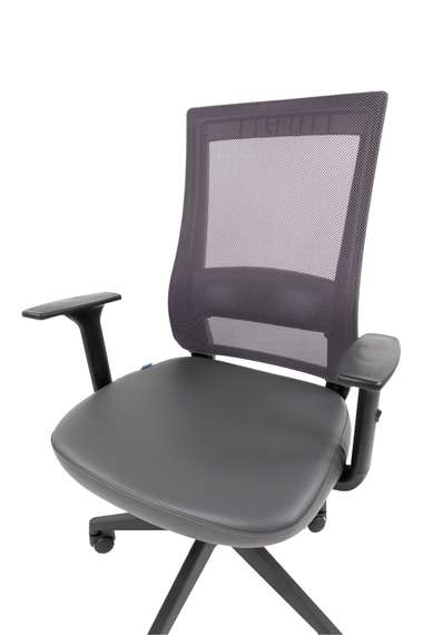 Офисное кресло Chairman 500LT Россия экокожа серый/TW-04 серый Б/П