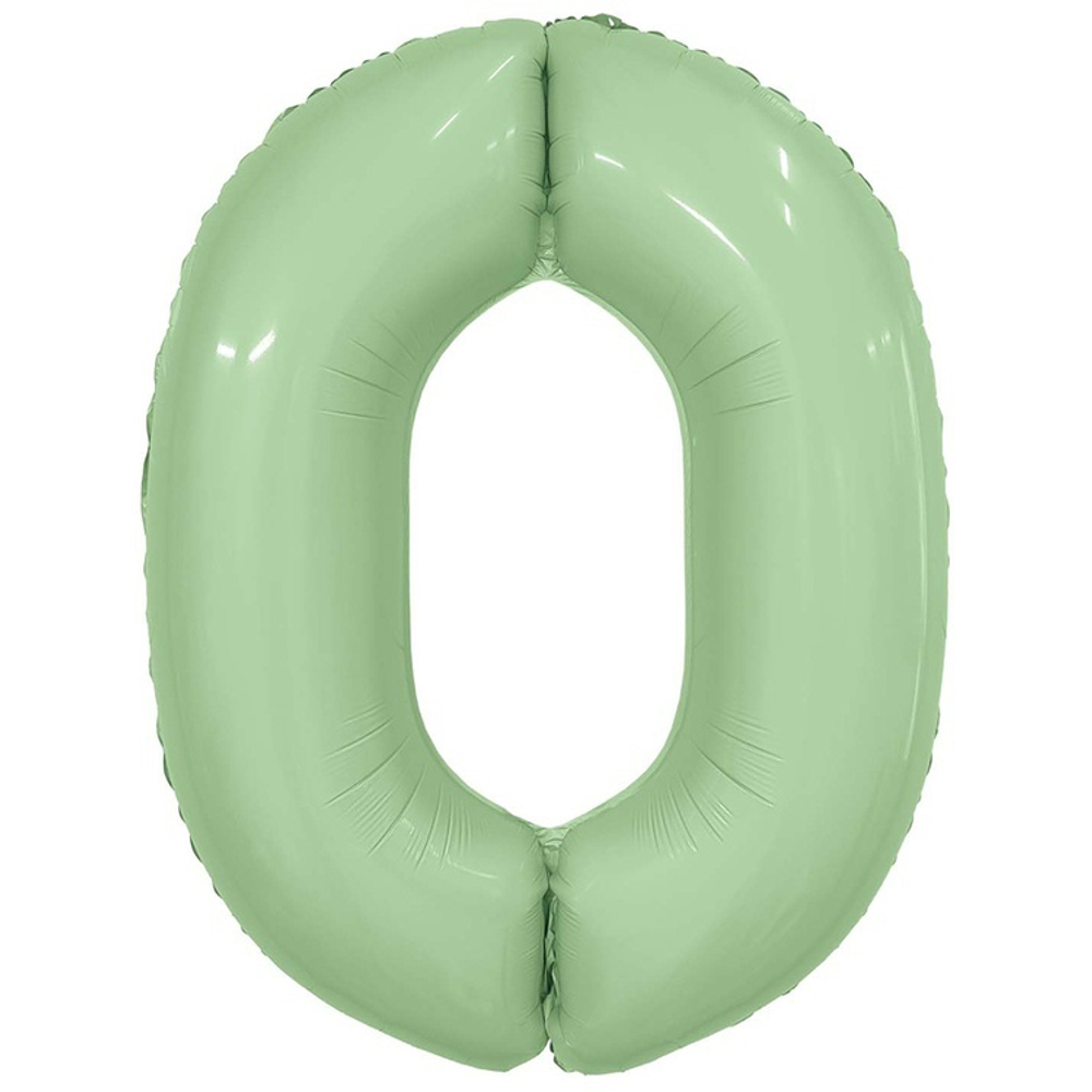 Шар ЦИФРА 0 Олива 40" 102 см