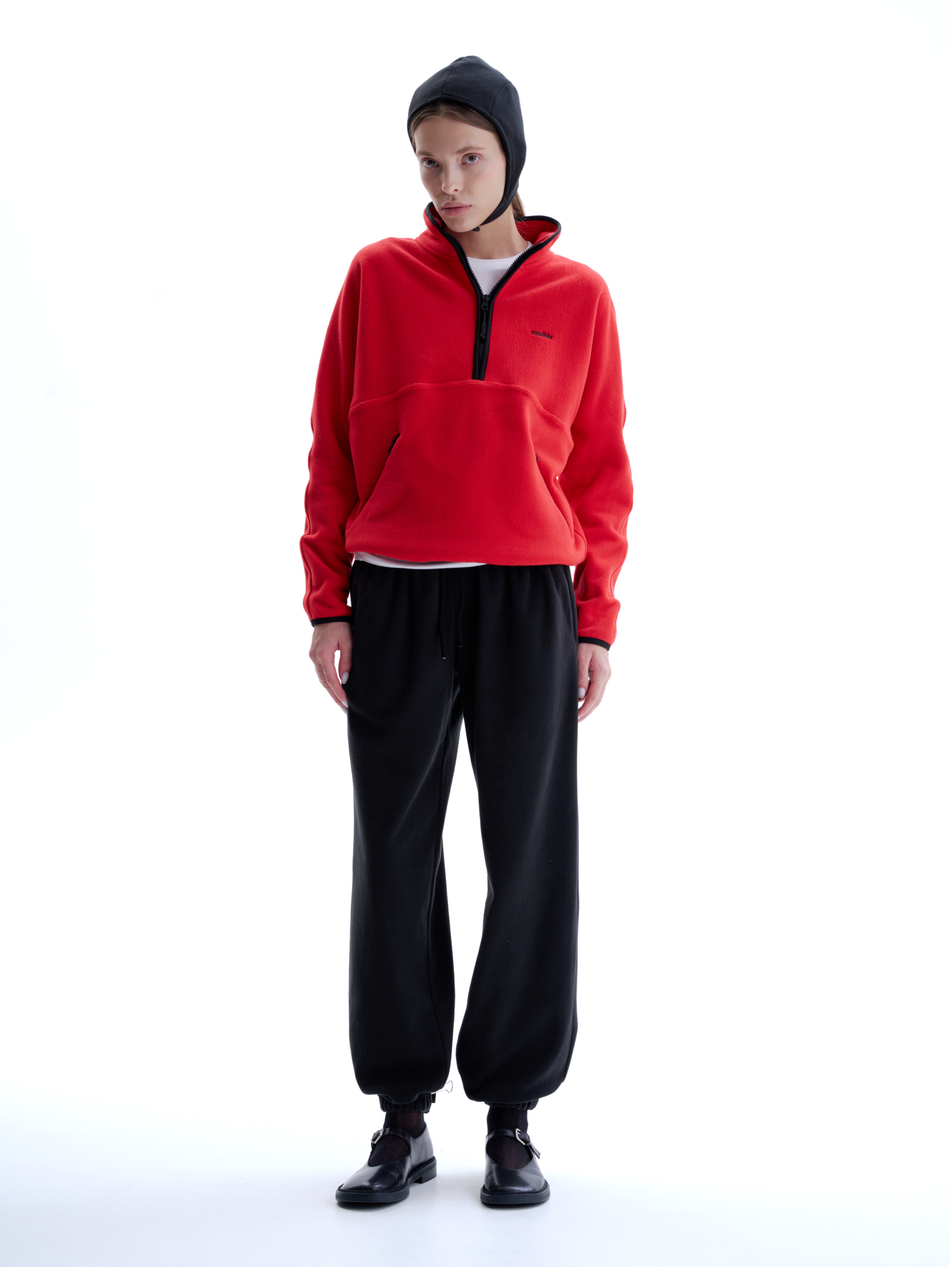 Чепчик из флиса черный