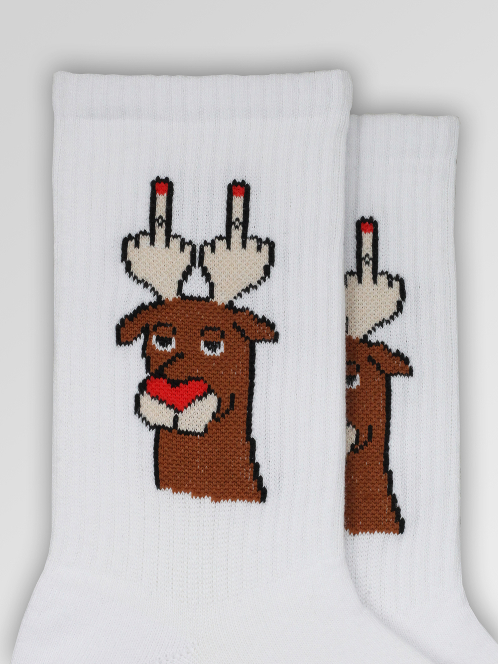 Носки НГ р.40-45 "TxT" Олень с рогами