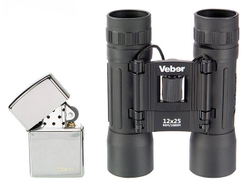 Бинокль БН 12*25 черн.Veber Sport