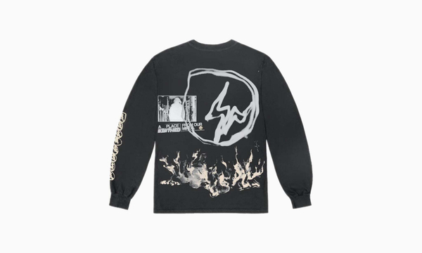Travis Scott For Fragment Logo L/S T-shirt "Washed Black"