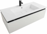 Тумба с раковиной Cezares Slider 100 SLIDER-1000-1C-SO-BO белая матовая
