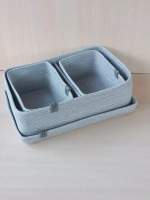 Корзина плетеная с крышкой