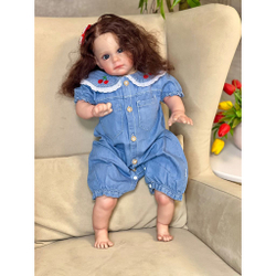 Кукла Реборн мягконабивная 60см в пакете (FA-018)