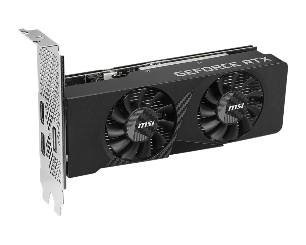 Видеокарта MSI GeForce RTX 3050 LP E 6G OC, 6G GDDR6 96-bit 2xHDMI DP
