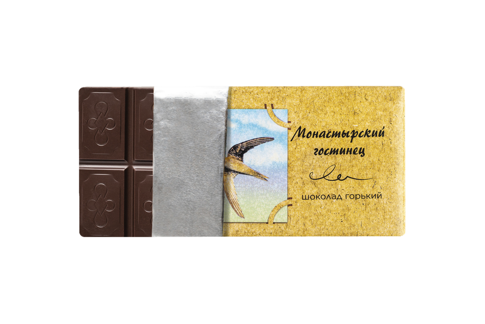 Шоколад горький постный Ласточки, "Монастырский гостинец" 100 г
