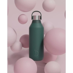 Chilly's Bottles - Термобутылка Series 2 1л зеленая / артикул   B1000S2PGRN  / GTIN 604947807656