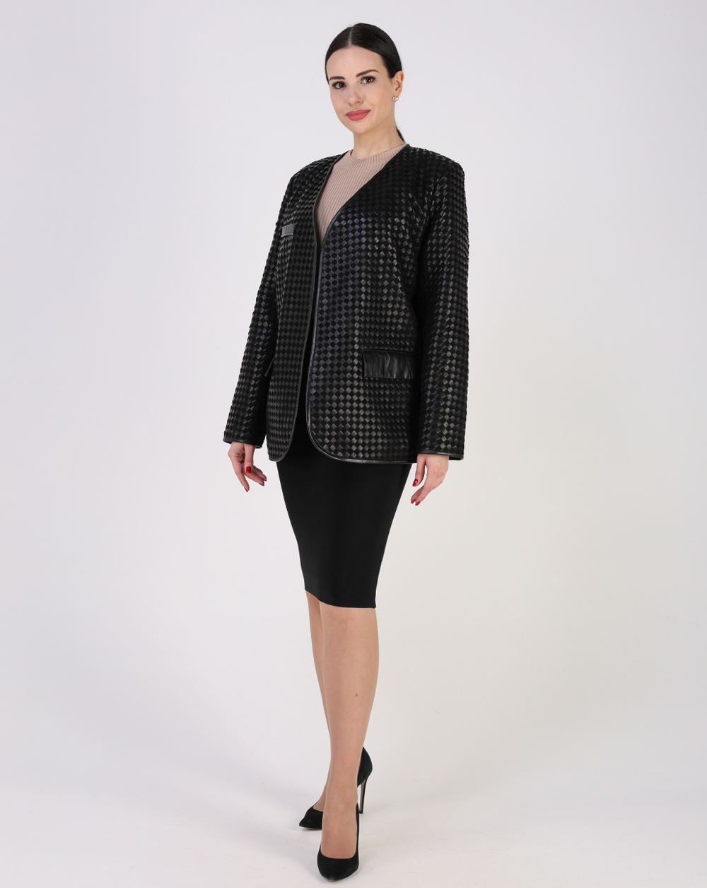 Кожаная куртка демисезонная