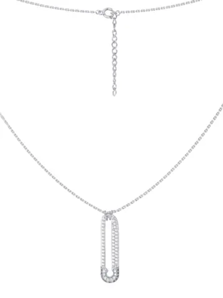 Колье Булавка с фианитами