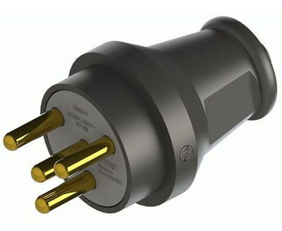 NE-AD Вилка электрическая 25А 380, 1 шт.