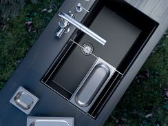 Мойка SCHOCK Greenwich 80 Cristadur пуро