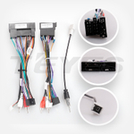 Комплект рамки с разъёмами 9" Kia Sportage 2 2004-2010 дорест - Car-Smart 023-0